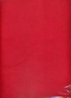 100 % Cotton organdy fabric red colour 44 wide [10057]