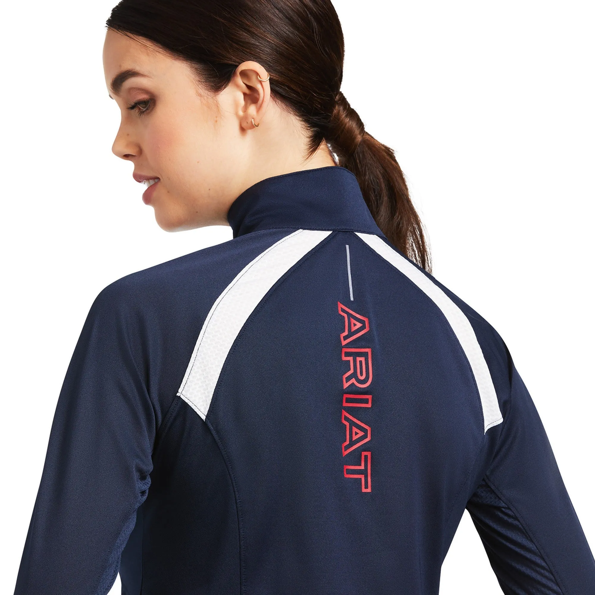 Ariat Ladies Sunstopper 1/4 Zip Baselayer - Team