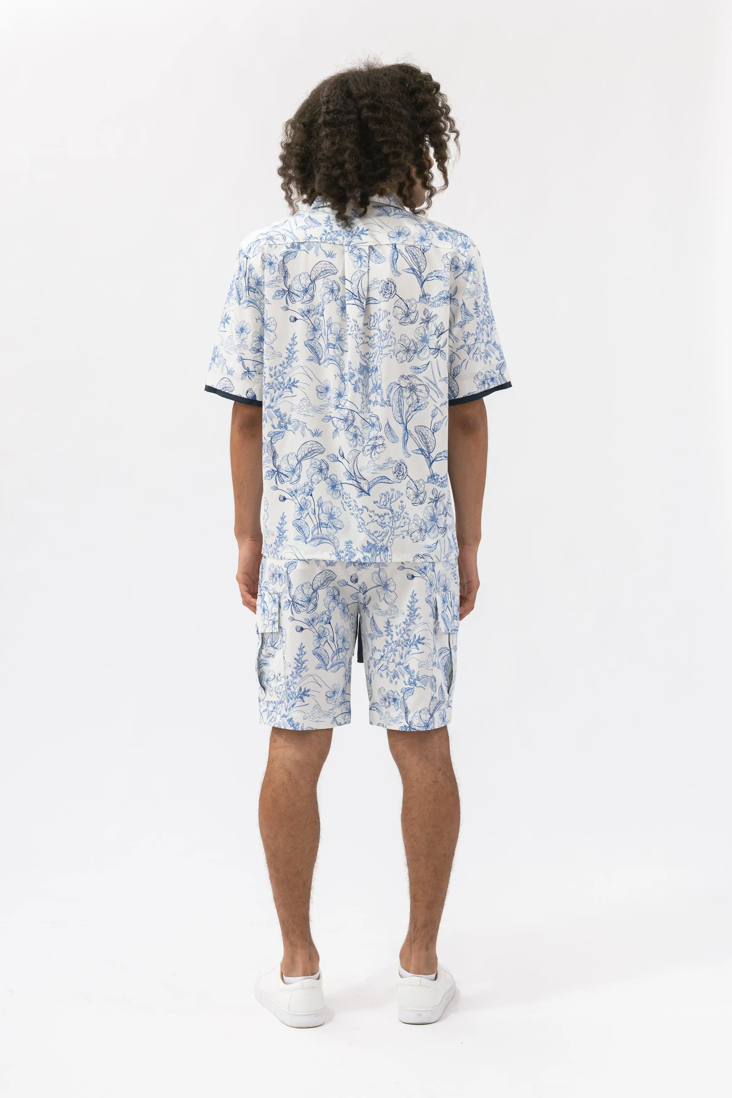 Bamboo Short Sleeve Patterned Shirt