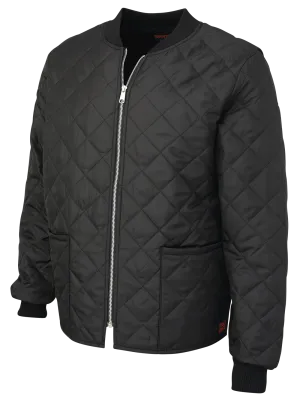 Black Quilted Freezer Jacket by Tough Duck - Style WJ25