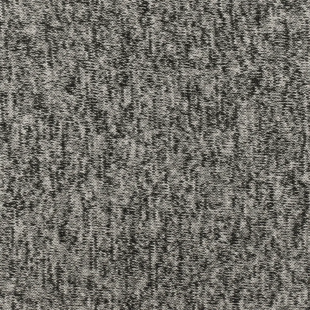 Bright White-Black-Gray Texture Stretch Jersey Knit Fabric