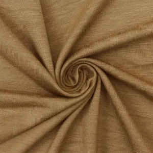 Brown Solid Stretch Spandex Rayon Modal Jersey Knit Fabric