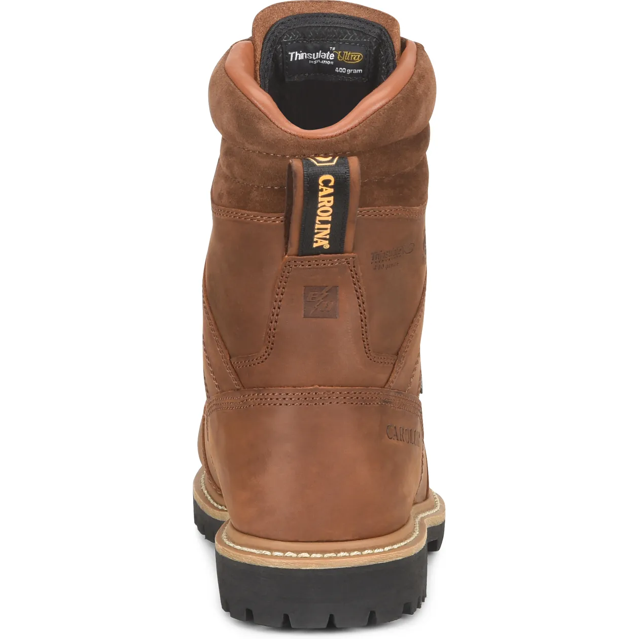 Carolina Men's Metpro Crazy Hardrock 8" Comp Toe WP Work Boot -Brown- CA7921