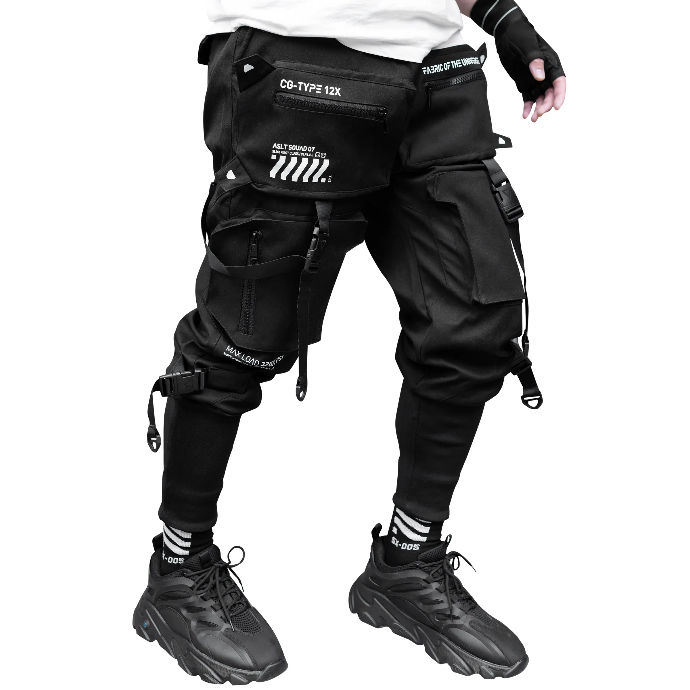 CG-Type 12X Black Cargo Pants