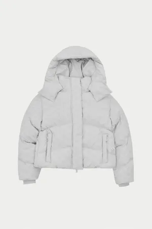 COLD REACTIVE PUFFER COAT - OFF WHITE