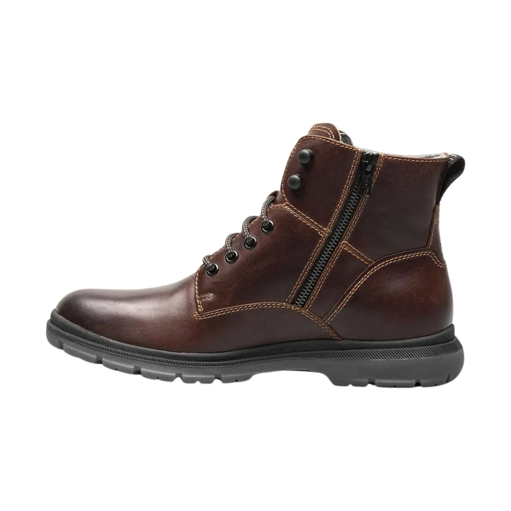 Florsheim Men's Lookout Plain Toe Lace Up Boot - Brown - ONLINE STORE CREDIT/EXCHANGE ONLY