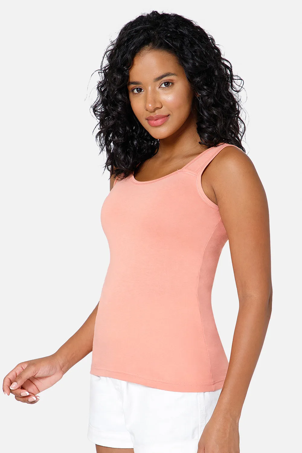 Full Coverage Sweat Absorbent Intimacy Cotton Tanktop - IN07