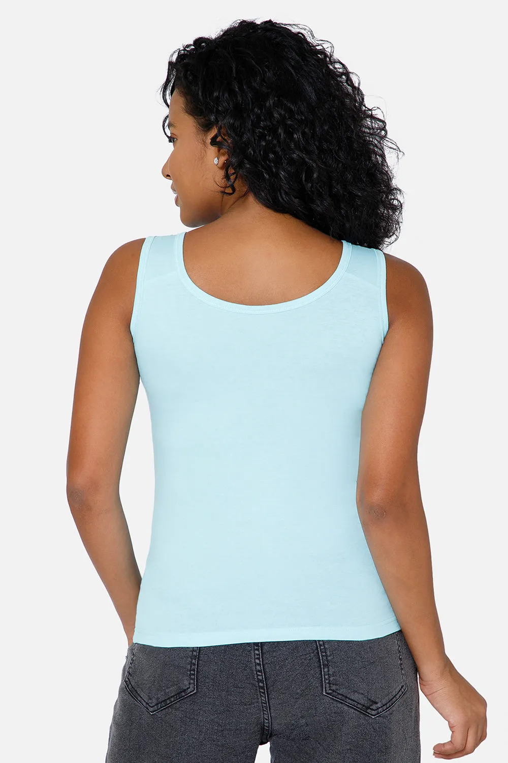 Full Coverage Sweat Absorbent Intimacy Cotton Tanktop - IN07