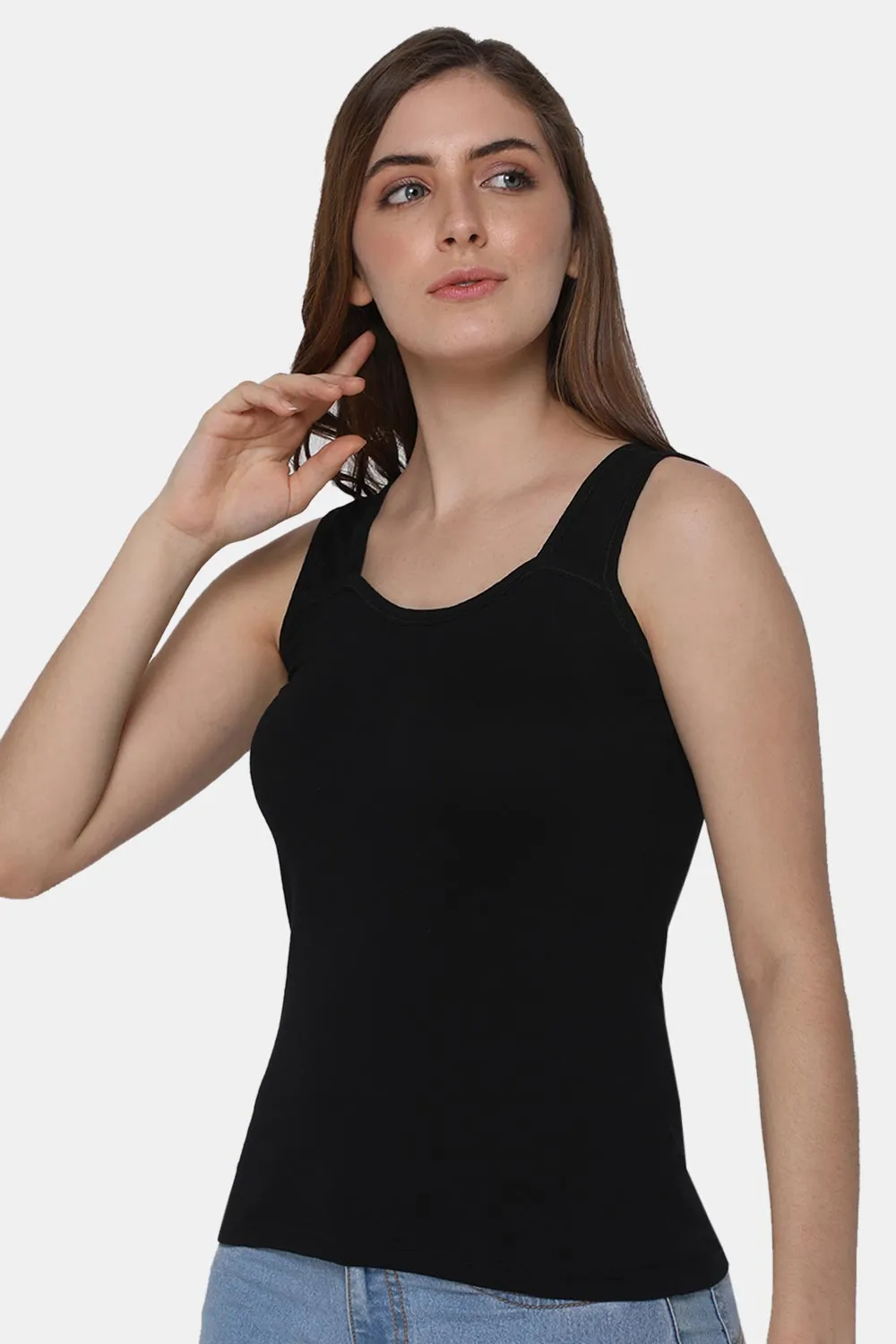 Full Coverage Sweat Absorbent Intimacy Cotton Tanktop - IN07