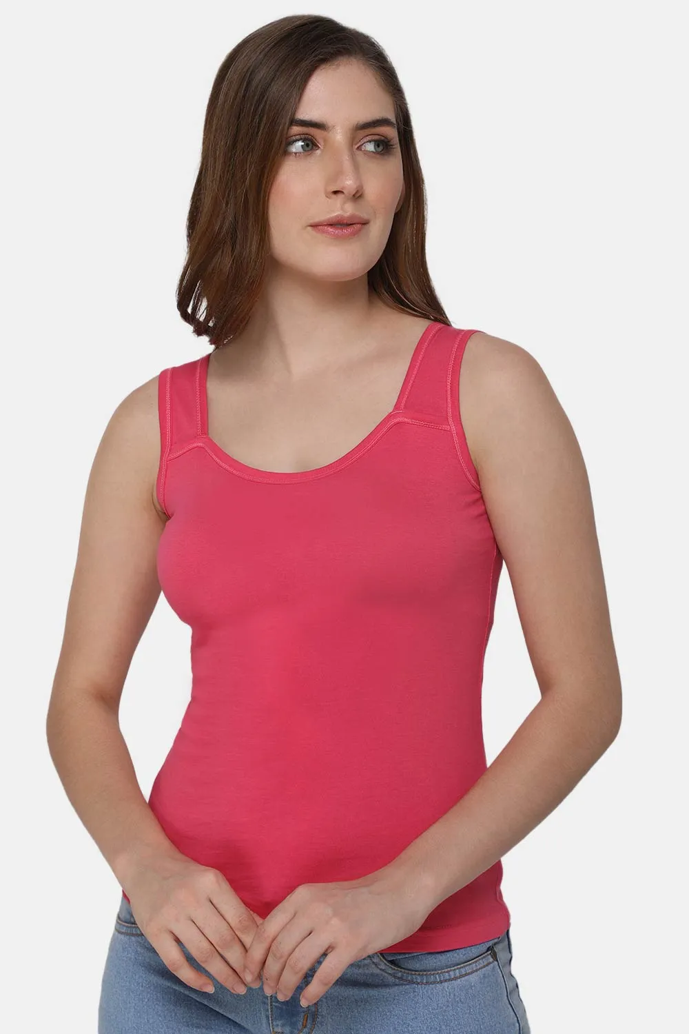 Full Coverage Sweat Absorbent Intimacy Cotton Tanktop - IN07