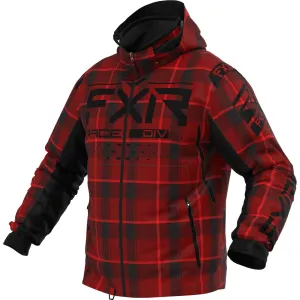 FXR  RRX Snowmobile Jacket Wind Water-Resistant Thermal Dry Lumberjack Red