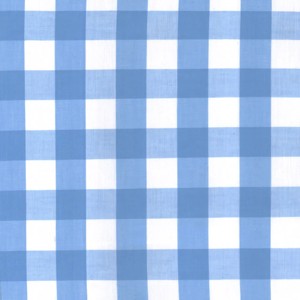 Gingham Check - Light Blue 1"