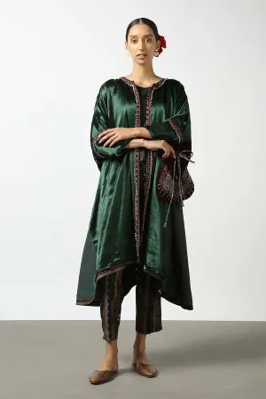 Green Silk Embroidered Jacket