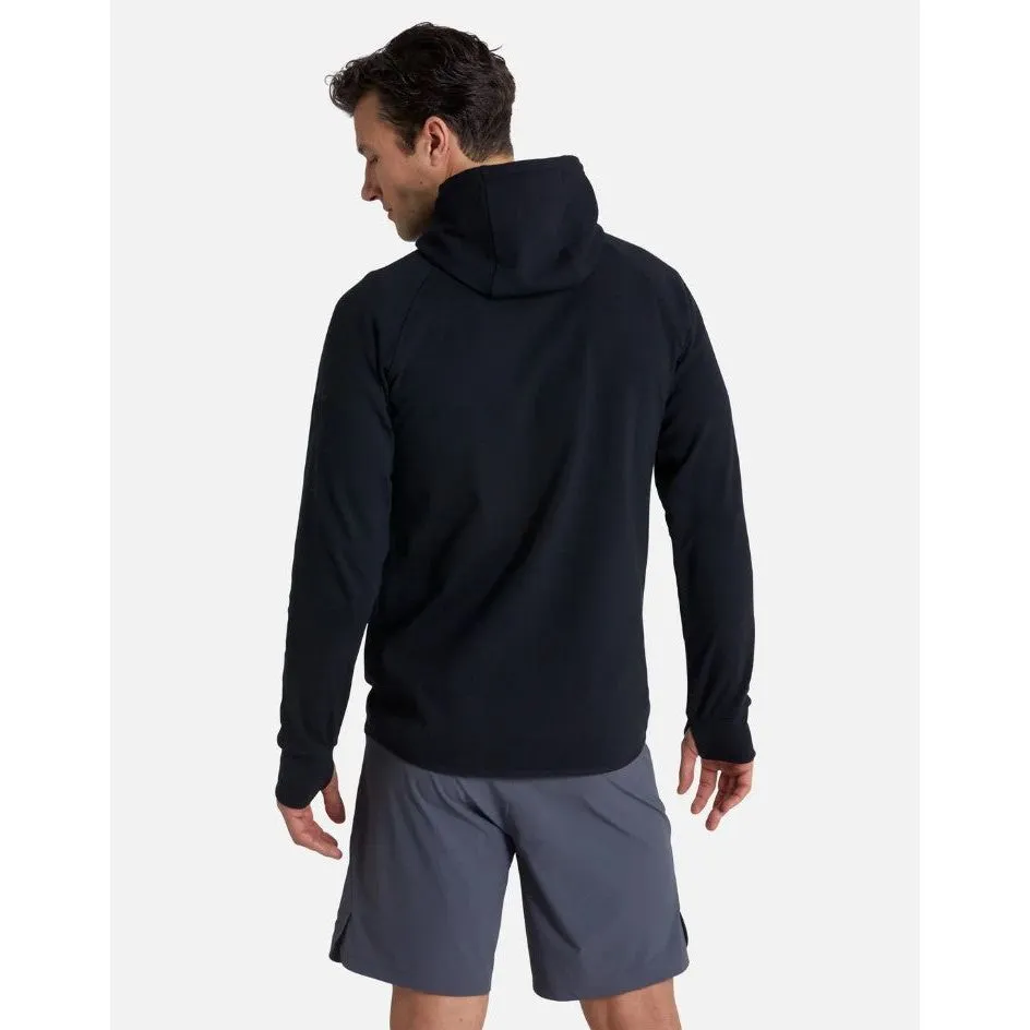 Gym Coffee Mens Essential Full Zip Sweater Black