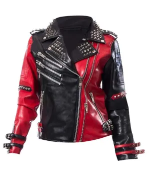 Heartless Asylum Harley Quinn Leather Jacket