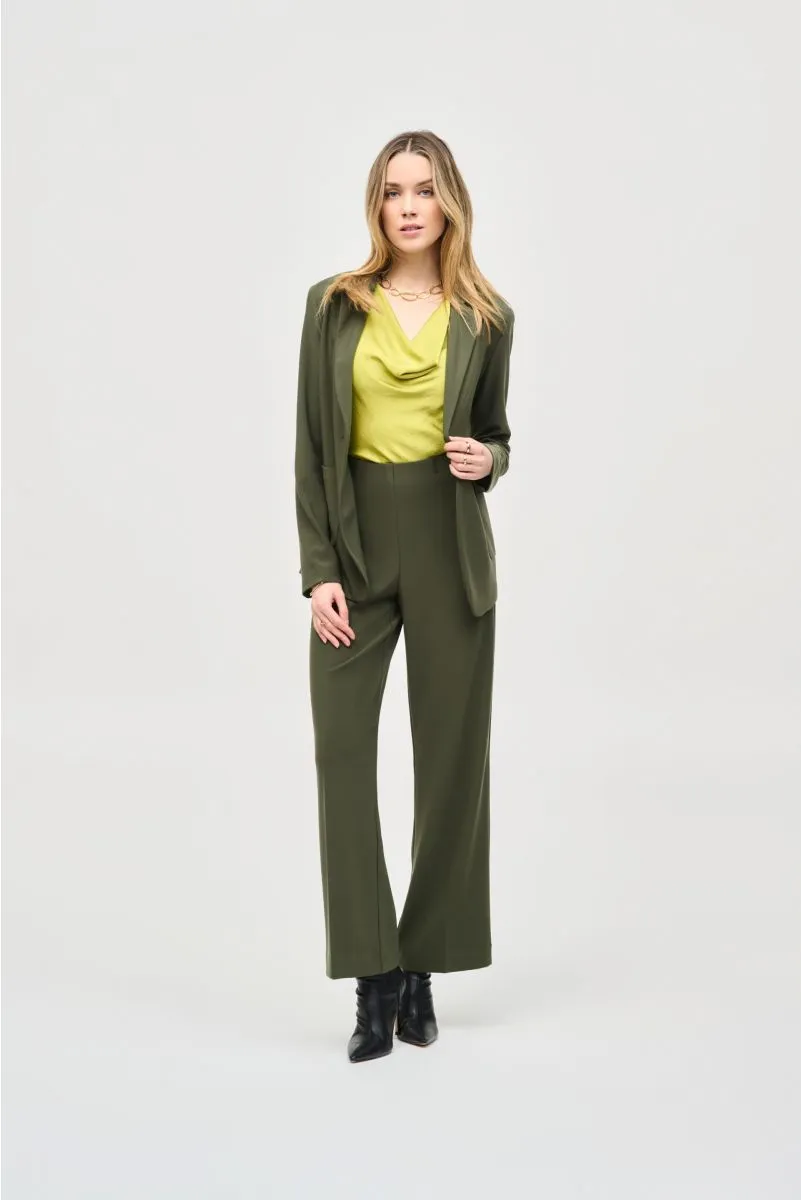 Joseph Ribkoff Iguana Green Long Sleeve Fitted Blazer 243039