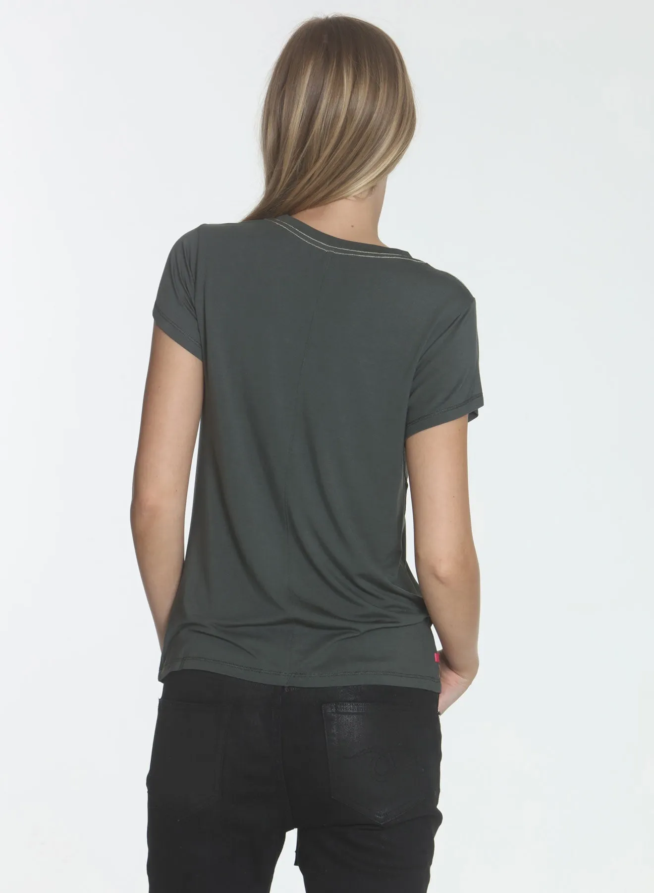 Kate Classic Crew - Loden