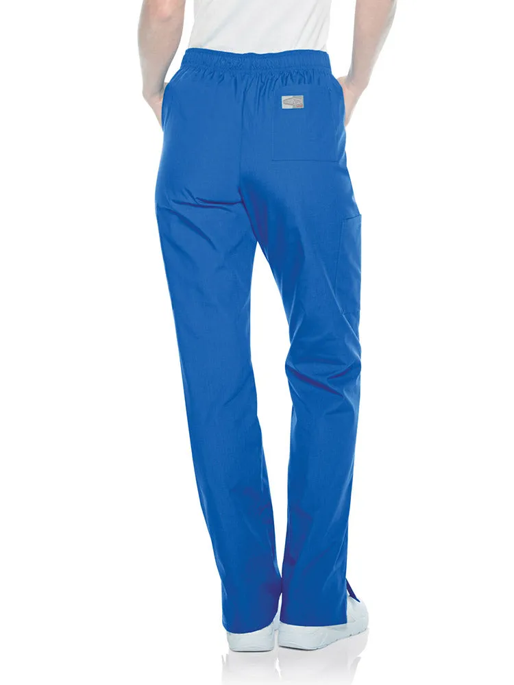 Landau ScrubZone Women's Straight Leg Cargo Pants | Royal