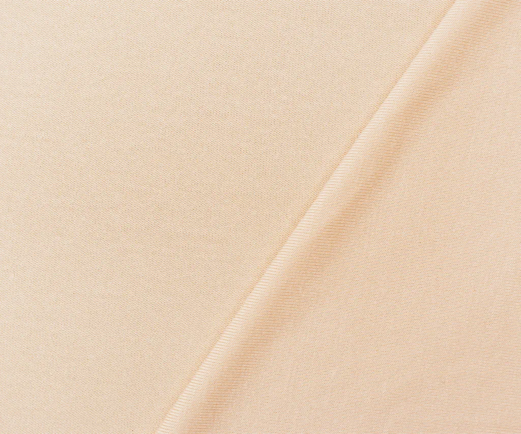 Light Peach Orange Bamboo Solid Stretch Jersey Knit Fabric