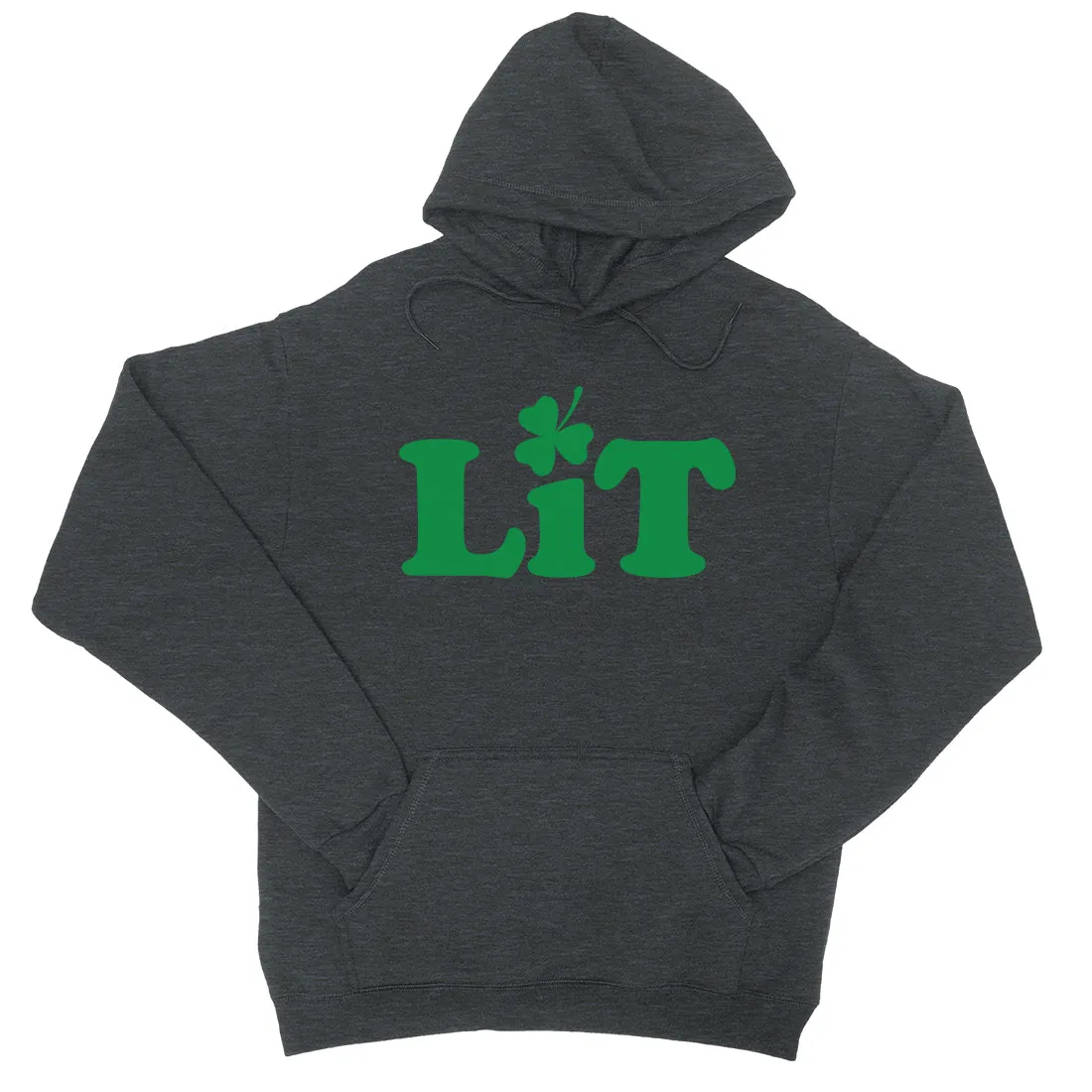 Lit Shamrock Unisex Saint Patrick's Day Hoodie Funny Irish Gift