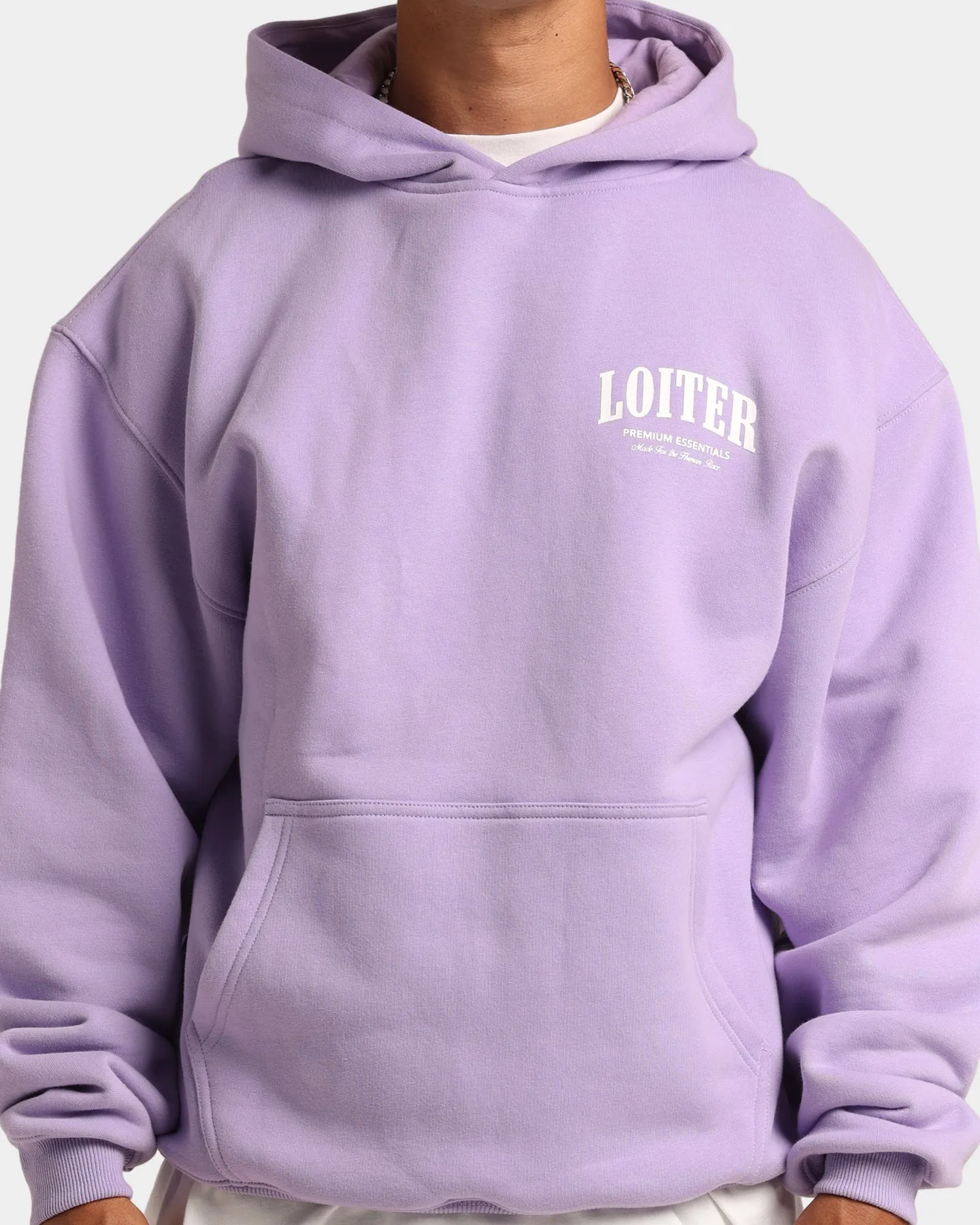 Loiter Premium Hoodie Lilac