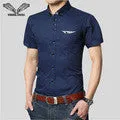 Men Shirt 2017 Summer New Arrival Fashion Short Sleeve Casual Slim Fitness Cotton.