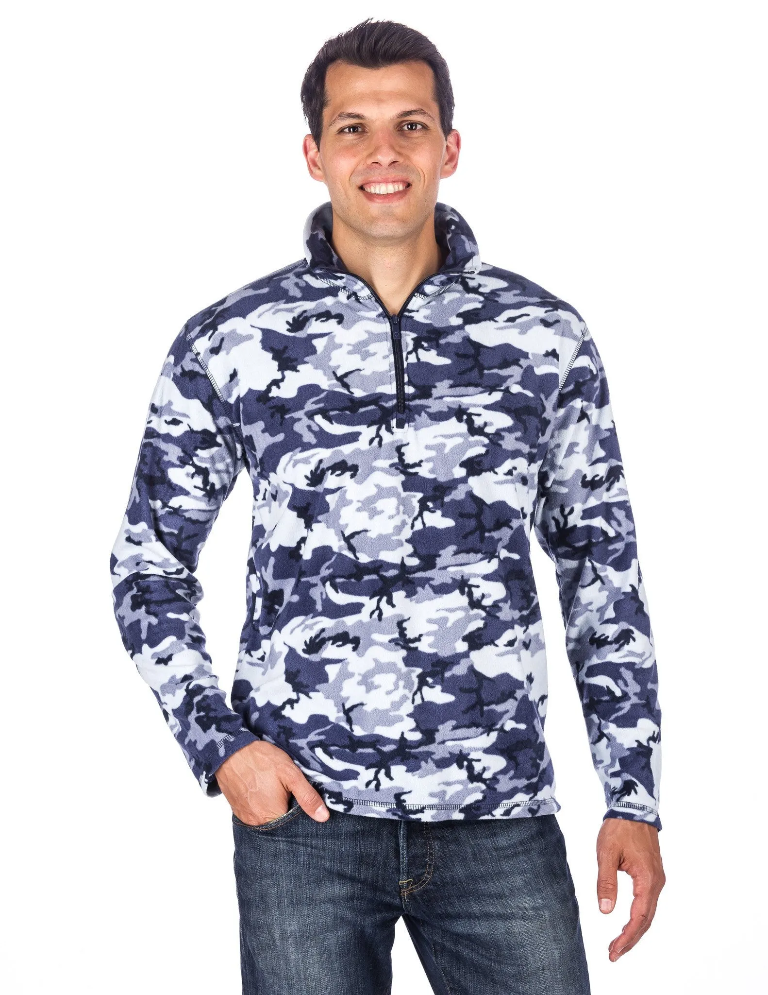 Men's Microfleece Half-Zip Pullover