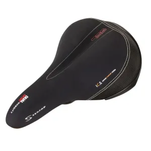 Serfas DDM-200 Dual Density Comfort Men's Saddle Steel Black