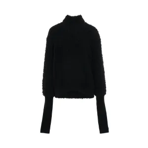 Sheep Wannabe Knit Pullover in Black