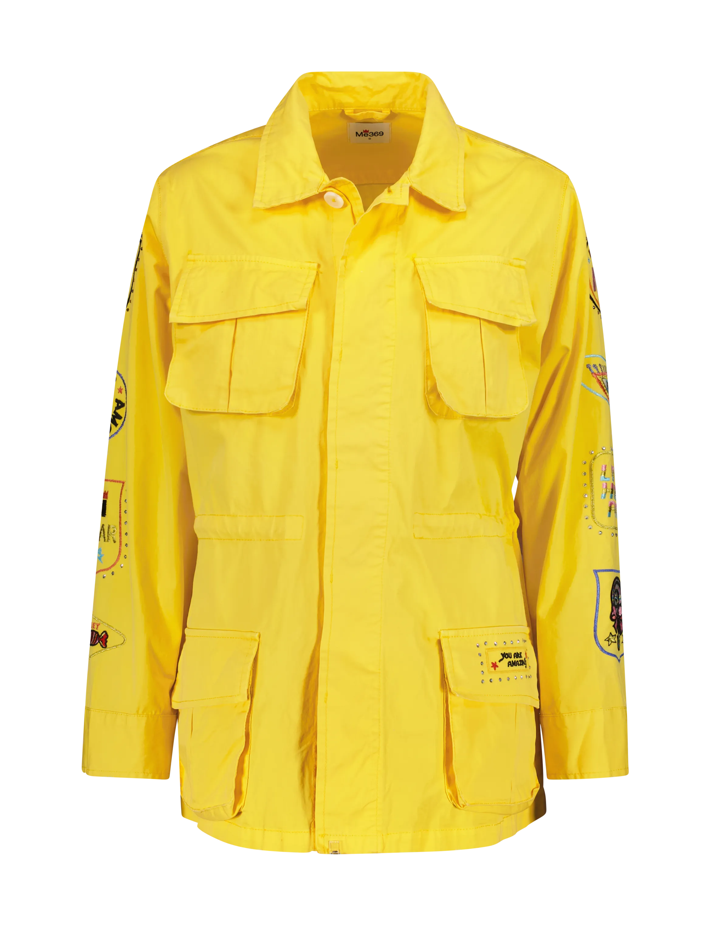 Sloane Utility Yellow Embroidery Jacket