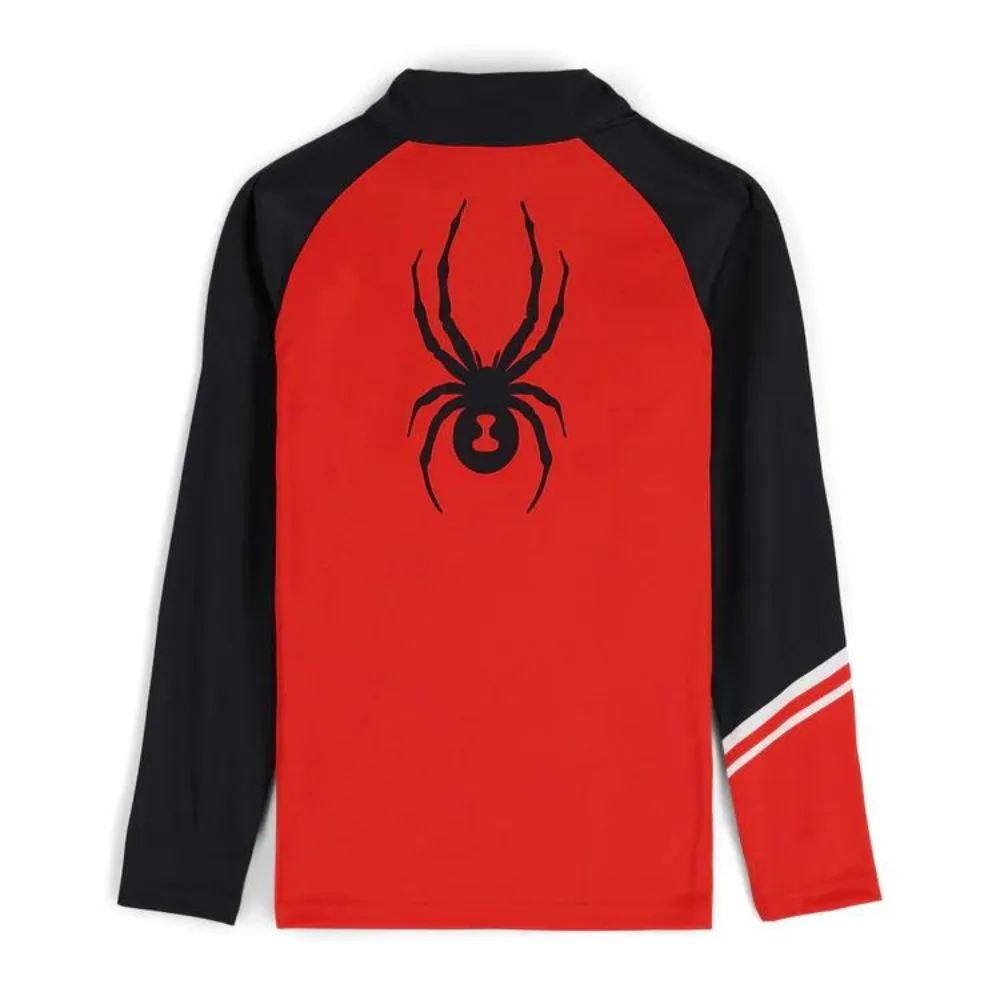 Spyder Big Boys Web Zipped Base Layer Top