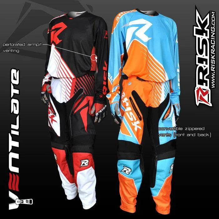 VENTilate Motocross Pant - Blue/Orange