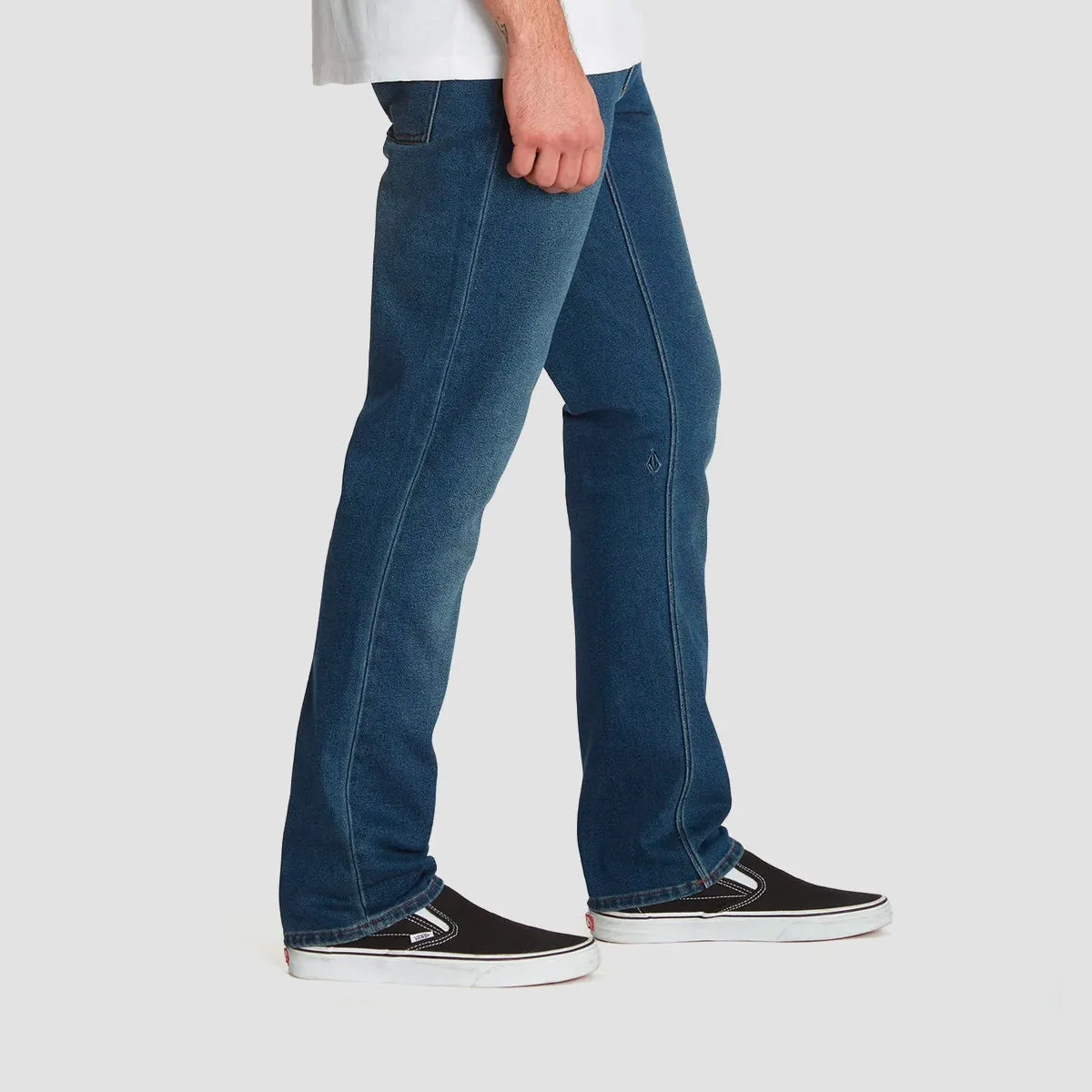 Volcom Vorta Slim Fit Jeans Retro Blue