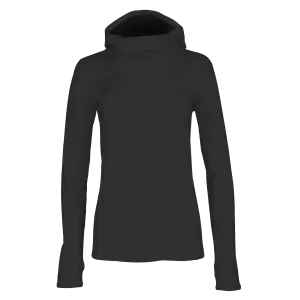 Women's Balaclava Hoodie - Black