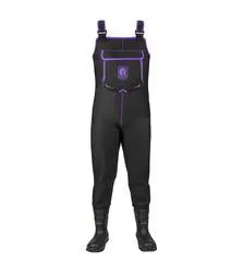 Women's Retro Series Neoprene Waders - Black/Purple