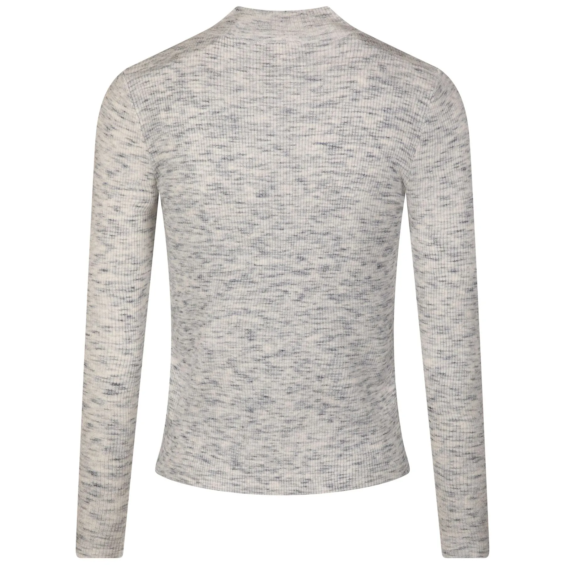 Womens Spaced Dye Quarter Zip Mid Layer Grey - AW23